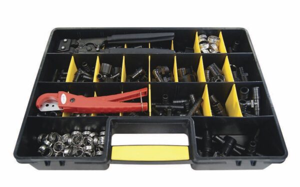 Elkhart Supply Fresh Water Repair Kit, Oetiker Clamps, Valves, Crimping Tool