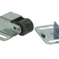 JR Products Roller Door Catch, Aluminum, Silver, Set of 2