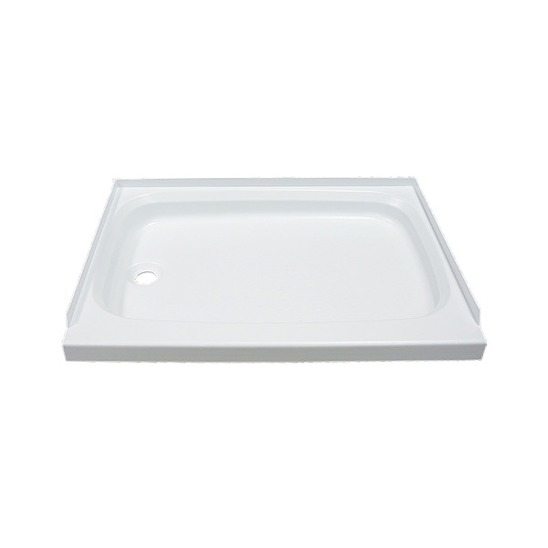 Lippert Rectangular Shower Pan, 24 x 40 Inch, White