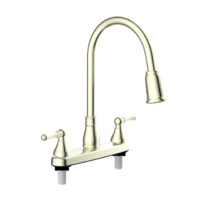 LaSalle Bristol Kitchen Faucet, Pull-Out Spout, 8 in. Deck Mount, 2-Handle, Brushed Nickel