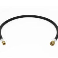 Flame King 3/8" Propane Feed Line Hose, 40 Inch, High Pressure, Male Thread and Female Flare Ends