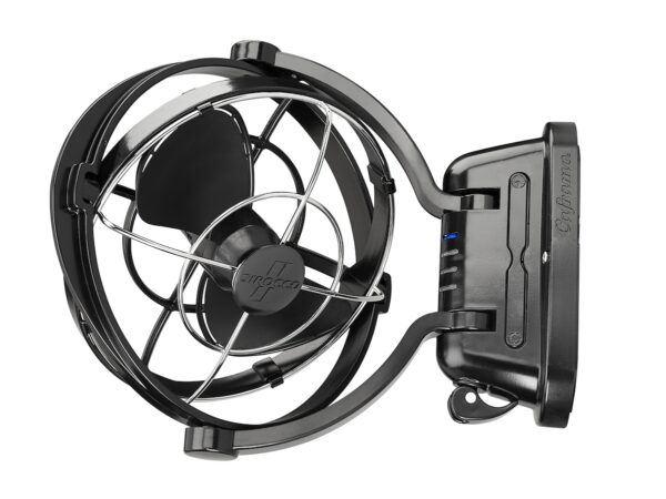 Caframo Sirocco II Gimbal RV Fan, 7 inch, 12 to 24 Volt, Black
