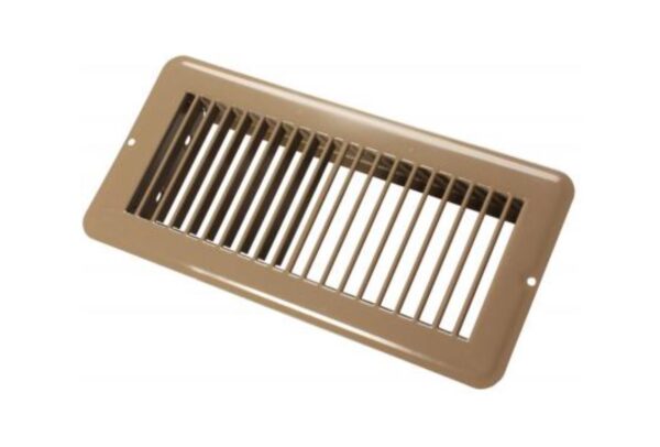 JR Products Heating/Cooling Register 11-1/2x5-9/16 Inch, Brown