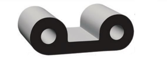Clean Seal Tonneau Cover Rail Seal, 50 Feet, Closed-Cell Rubber