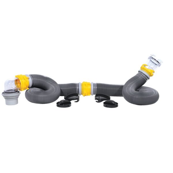 Camco 20-Foot RV Sewer Hose Kit, 3-Inch, 18 Mil Vinyl