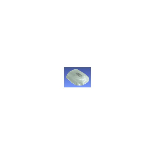 Creative Products Dome Light Lens, White, Rectangular, 5 x 1-5/16 in