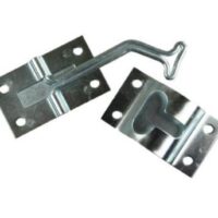 JR Products 45-Degree Door Catch, Silver