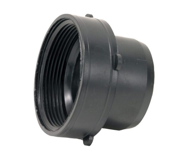 Valterra Straight Sewer Hose Adapter, Black
