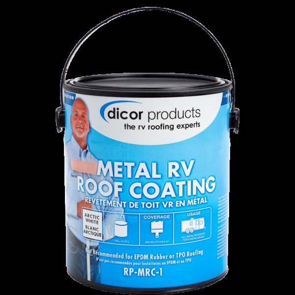 Dicor Roof Coating White Steel 1 Gallon