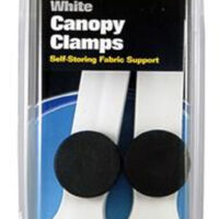 Carefree RV Awning Fabric Clamp, White, Set of 2