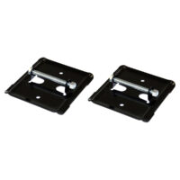 BAL RV Trailer Stabilizer Jack Pad, 6" x 6", Set of 2, Black