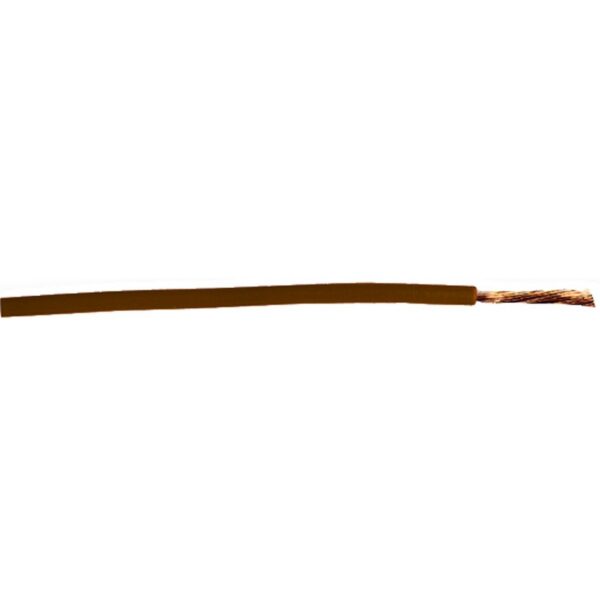 East Penn 14 Gauge Thermoplastic Primary Wire, Brown, 100 ft
