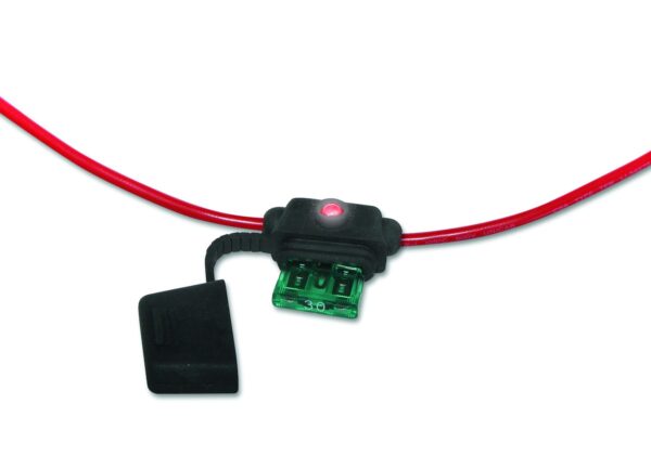 WirthCo Battery Doctor 30-Amp ATC Fuse Holder, 12 Gauge, 6-Inch, Case of 10