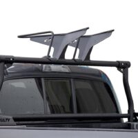 Multy Bike Rack Lite Mid-Size Pickup Carrier, Aluminum, Black, 2-Bike