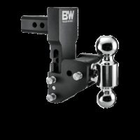 B&W Dual-Ball Hitch Mount, 2-Inch Receiver, 10000 LB GTW, Black