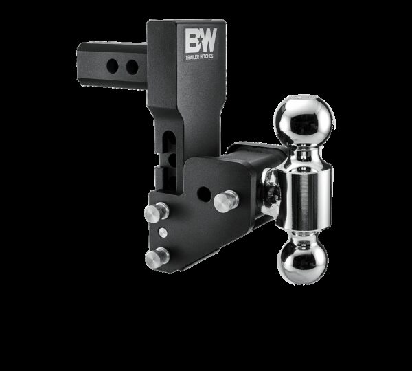 B&W Dual-Ball Hitch Mount, 2-Inch Receiver, 10000 LB GTW, Black