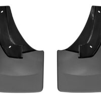 WeatherTech Mud Flap, Contoured Fender, Black Matte, Set of 2