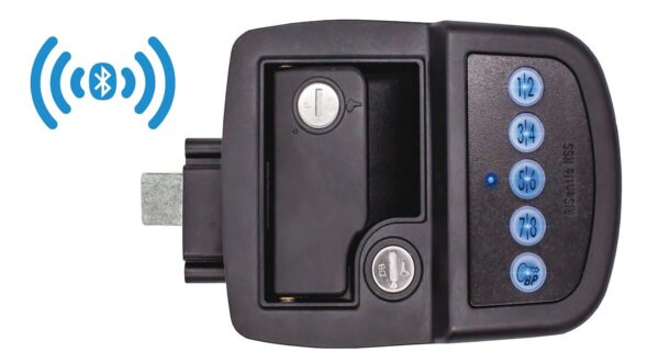 AP Products RV Entry Door Handle, Paddle, Black