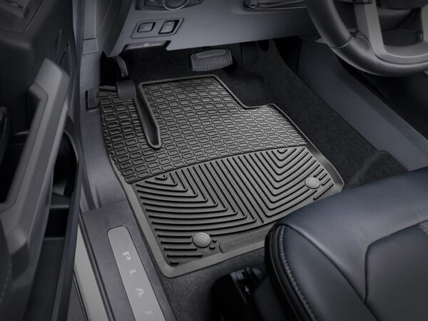 WeatherTech All-Weather Floor Mat, Direct-Fit, Black, 2 Pieces