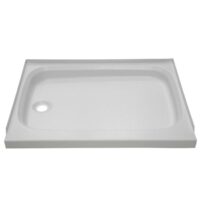 Lippert 24 x 32 Shower Pan, White, with Threshold
