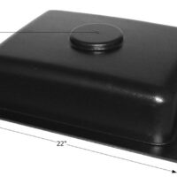 Icon 6 Gallon Compact Waste Holding Tank, Black