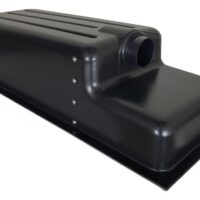 Icon 20 Gallon Waste Holding Tank, Black, with Drain Spigot and Level Sensors