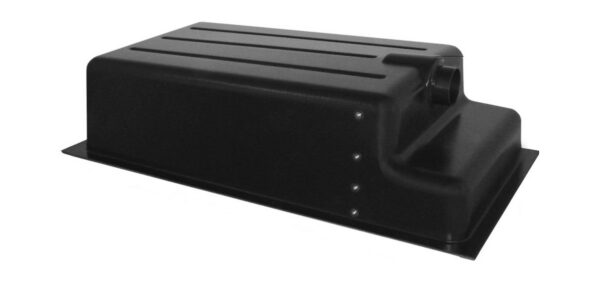 Icon 31 Gallon Waste Holding Tank, Black, with Drain Spigot and Level Sensors