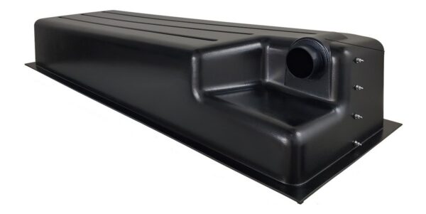 Icon 44 Gallon Waste Holding Tank, Black, with Drain Spigot and Level Sensors