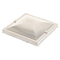 Heng's 14" Roof Vent Lid, White, Elixir Hinges