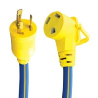 AP Products 18 Inch L5-30P to TT-30R Adapter with Locking Ring, Yellow