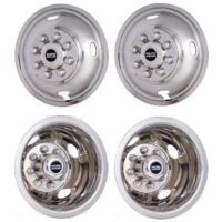 Pacific Dualies 16" Wheel Simulator, 8 Lug, Bolt-On, Set of 4