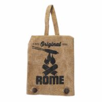 Rome Industries Pie Iron Storage Bag Canvas Brown, 11" x 6", Hanging Loop