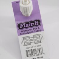 Elkhart Supply 1/2 to 3/8 Inch Compression Coupling, White