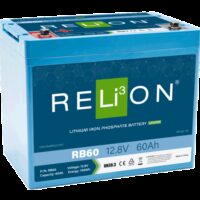 RELiON 12 Volt 60 Ah Lithium Deep Cycle Battery, Group 24