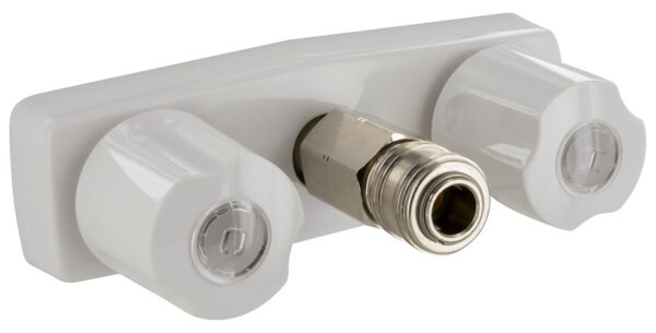 Phoenix Products Dual Knob Shower Valve, 4 Inch, White