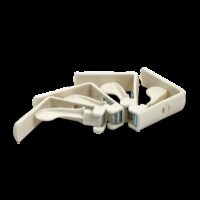 Coghlan's Tablecloth Clamp, ABS Plastic, White, Set of 4