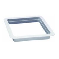Heng's 14" Roof Vent Trim Ring, White, 3" Telescoping Leg
