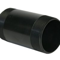 Valterra 3 Inch x 6 Inch Sewer Nipple, Black