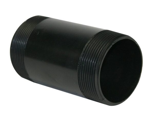Valterra 3 Inch x 8 Inch Sewer Nipple, Black