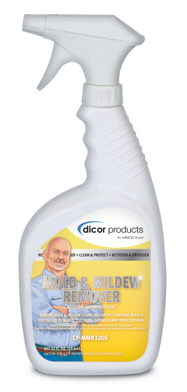 Dicor RV Mold and Mildew Remover, 32 oz Spray Bottle