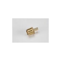 Elkhart Supply 3/8 Inch Hose Barb to 1/2 Inch Male Threads Adapter, Brass