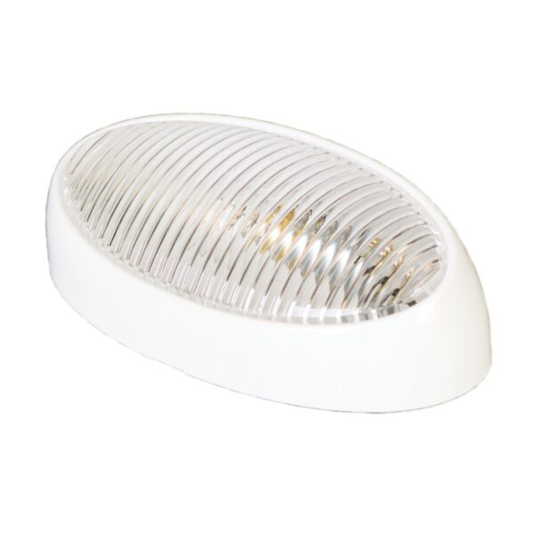 Arcon Porch Light, Oval, 6.3 Inch, Clear, Incandescent
