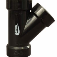 Valterra 1½-Inch Black Plastic Wye Waste Fitting