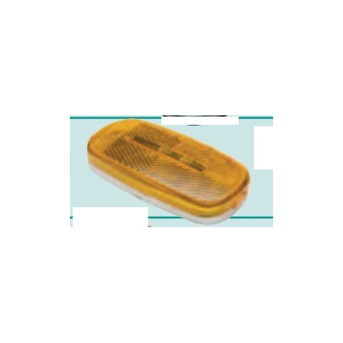 Valterra LED Marker, Rectangular, Amber, 4" × 2", DOT Approved