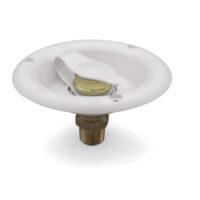 B&B Molders Fresh Water Inlet Polar White (Recessed Mount, 2-1/2 Inch depth)