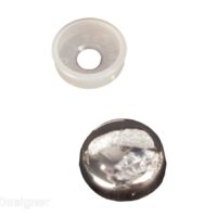 RV Designer Snap-Over Screw Covers, Silver, 14-Pack