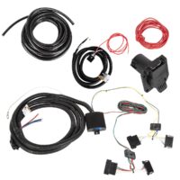 Tekonsha 7-Blade Trailer Wiring Connector, Vehicle End, Black