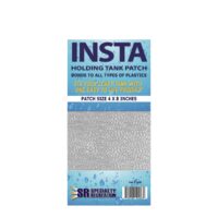 Specialty Recreation Holding Tank Adhesive Patch, 8 x 4 Inch, Silver