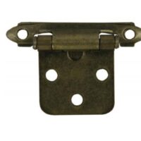 JR Products Door Hinge, Self-Closing, Antique Brass