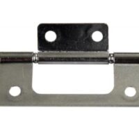 JR Products Non-Mortise Door Hinge, Chrome Plated